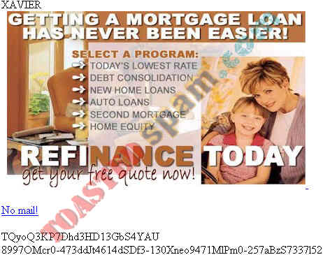 toastedspam.com lowratemortgages.info 0002 - 2003-03-30	mortgage - www.lowratemortgages.info/lead2345 mailto:mortgage9007@yahoo.com